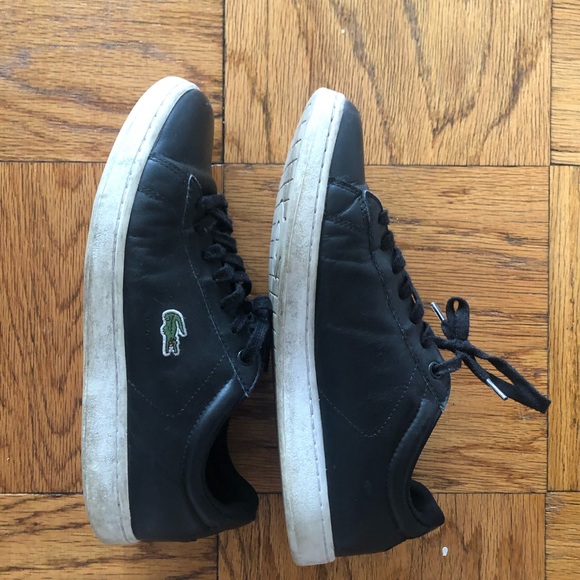 Men’s Lacoste Shoes Black - Picture 1 of 2